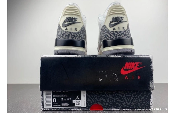 3 White DN3707-100 Retro DN3707-100 Jordan Reimagined Cement 0724